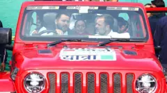 बिहार में राहुल गांधी के सारथी बने तेजस्वी यादव