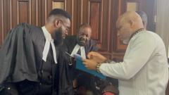 Nnamdi Kanu go start im defence for di first time since im trial start 10 years ago
