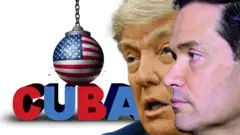 Ghép hình ông Trump và ông Rubio