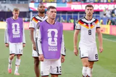 Atletas da Alemanha em campo