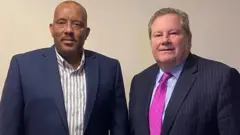 የትግራይ ክልል ጊዜያዊ አስተዳደር ፕሬዚደንት እና የአፍሪካ ቀንድ ልዩ መልዕክተኛ ማይክ ሐመር