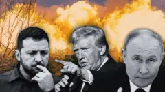 Ông Zelensky, ông Trump, ông Putin 