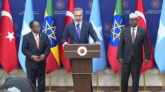 ሚንስትራት ጉዳያት ወጻኢ ኢትዮጵያን ሶማልን ኣብ ቱርኪ
