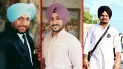 ਤਿੰਨ ਮਰਹੂਮ ਗਾਇਕਾਂ ਦੀਆਂ ਤਸਵੀਰਾਂ