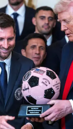 Lionel Messi meet Donald Trump for White House 