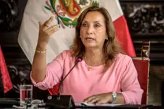 La presidenta de Perú, Dina Boluarte. 
