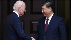 शी ज़िनपिंग और बाइडन 