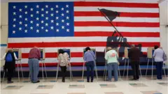 Voters cast their ballots at Robious Elementary School Tuesday, November 5, 2019 in Chesterfield County, Virginia