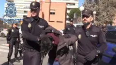 اعتقال ألبرتو سانشيز غوميز في فبراير/شباط 2019