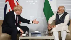 બોરિસ જૉનસન અને નરેન્દ્ર મોદી