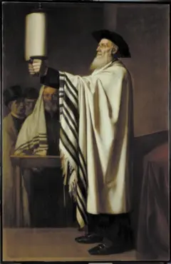 Apresentação da Torá em pintura do século 19