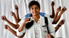 కరోనా టీకాలతో ఆరోగ్య శాఖ సిబ్బంది