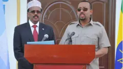 Pirezidaantii Somaalee fi MM Abiy