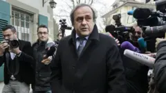 El expresidente de la FIFA, Michel Platini.