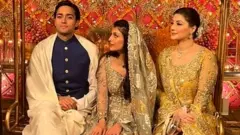 मरियम नवाज़ अपने बेटे की शादी में कुछ यूं नज़र आईं