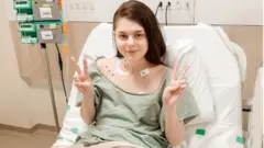 ፈርናንዳ በሆስፒታል አልጋ ላይ ሆና