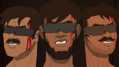 তিন বন্দী