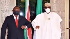Ramaphosa and Buhari