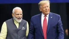 डोनाल्ड ट्रंप आणि नरेंद्र मोदी