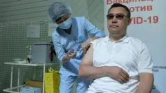 Қирғизистон президенти ўзини эмлатмоқда