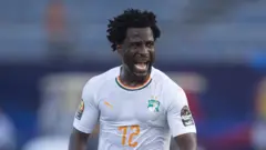 Wilfried Bony playing for Ivory Coast