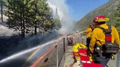 Пожарный поезд