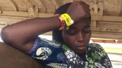 one of di refugees wey Cameroon send back home