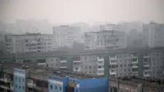 Дым от пожаров в Кемерово