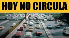 Composición con tráfico en Ciudad de México