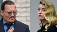 Johnny Depp y Amber Heard.