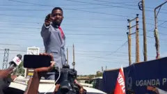 Ugandan opposition figure Robert Kyagulanyi, popularly known as Bobi Wine