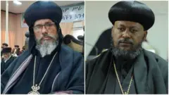 የጠቅላይ ቤተክህነት ሥራ አስኪያጅ አቡነ አብረሃም እና የአዲስ አበባ አገረ ስብከት ሊ/ጳጳስ አቡነ ሄኖክ