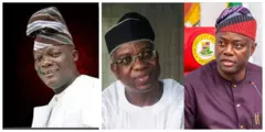Aworan gomina Makinde, igbakeji rẹ ati Teslim Folarin