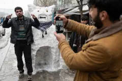 برف در افغانستان