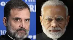 राहुल गांधी, नरेंद्र मोदी