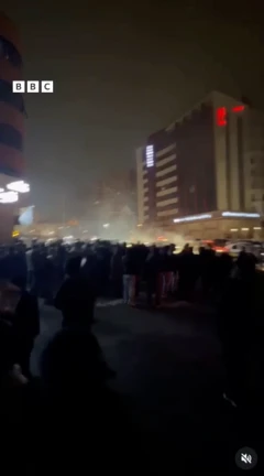 اعتراض‌ها در چیتگر تهران ۱۹ دی