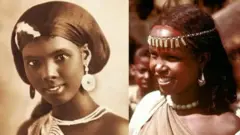 Gabar Soomali ah (bidix) iyo gabar Oromo ah (midig)