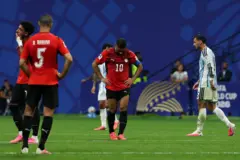 خيبة أمل محمد صلاح بعد الخسارة أمام الأرجنتين
