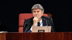 Ministro Luiz Fux em sessão da Primeira Turma do STF