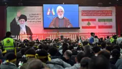 سخنرانی تلویزیونی نعیم قاسم، دبیرکل حزب‌الله لبنان، در حمایت از ایران