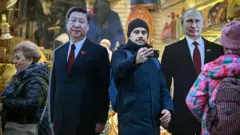 پوتین و شی در مسکو