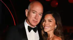 Джефф Безос и Лорен Санчес