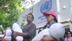කොළඹ පිහිටි එක්සත් ජාතීන්ගේ කාර්යාලය ඉදිරිපිට මෙම විරෝධතාවය පැවැත්වුණි.