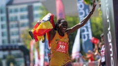 Ugandan marathon runner Rebecca Cheptegei 