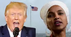 Madaxweyanaha Maraykanka Donald Trump iyo Xildhibaan Ilhaan Cumar