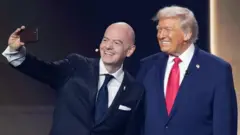 Donald Trump e Gianni Infantino