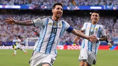 Messi celebra su gol