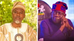 Aworan Reno Omokri ati Aare Tinubu