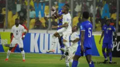 scenes from the Ghana v CAR game
