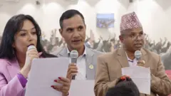 प्रतिनिधिसभामा सांसदहरू खुश्बु ओली, खड्कबहादुर बुढा र गणेशबहादुर विश्वकर्मा
